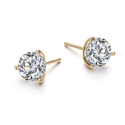 Timeless and elegant cubic zirconia classic stud earring for a dazzling and sophisticated look - image 1 of 3