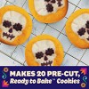 Pillsbury Sugar Skull Shape Cookies Dough - 9.1oz/20ct - 3 of 4