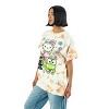 Hello Kitty Flower Power Women’s Cloud Wash Crew Neck Short Sleeve T-shirt - image 4 of 4