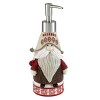 Avanti Linens Christmas Gnomes Lotion Dispenser & 2-Pack Fingertip Towel Set - 2 of 3