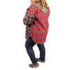 Women's Marnie Plaid Oversized Hoodie - Haptics - 2 of 3