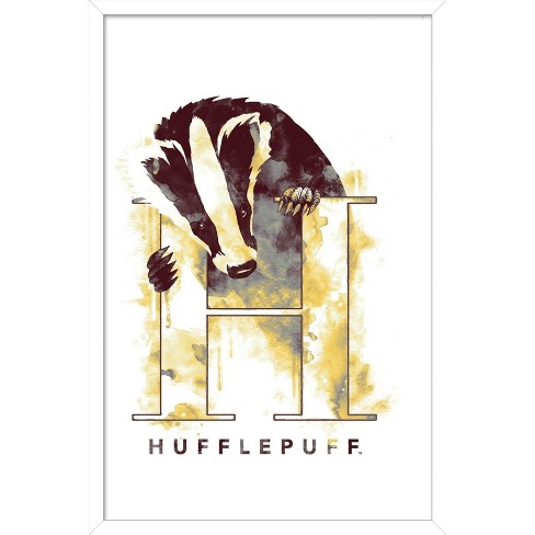 Trends International The Wizarding World: Harry Potter - Slytherin Snake Crest  Framed Wall Poster Prints Black Framed Version 22.375 x 34, slytherin 