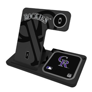 MLB National League Teams Monocolor Tilt 15-Watt 3 in 1 Charging Station - 1 of 4