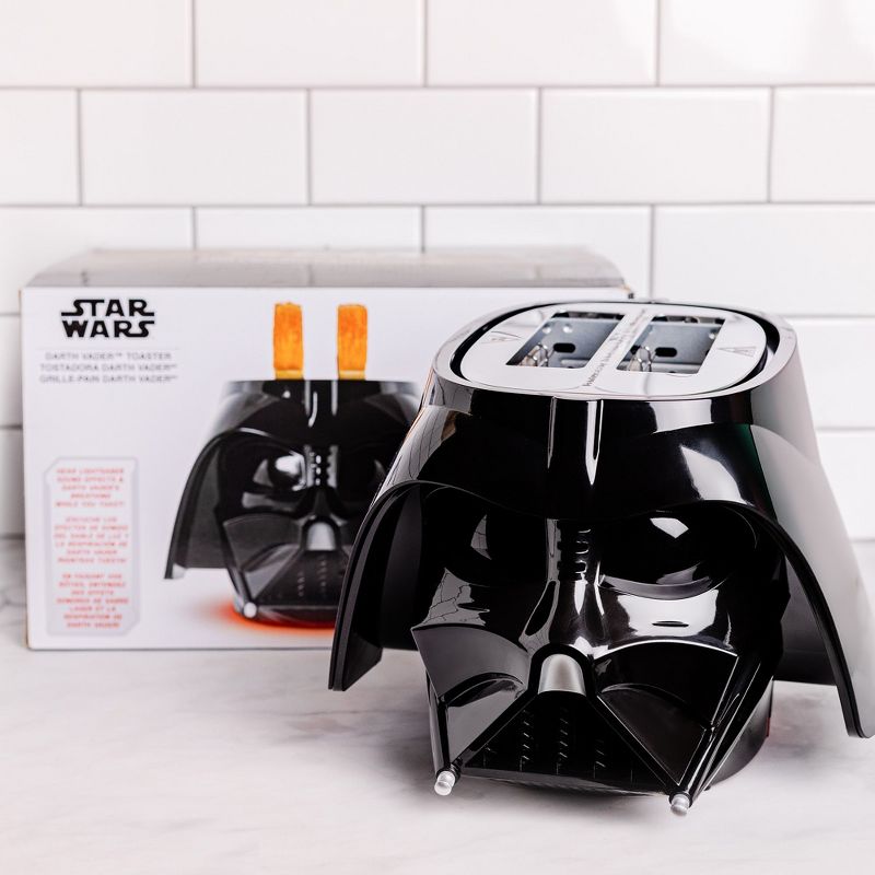 Uncanny Brands Star Wars Darth Vader Halo Toaster, 4 of 10