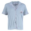 Mentally Exhausted Women's Pointelle Notch Collar Pajama Set - 2 of 4
