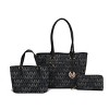 MKF Collection Lady II M Signature Large Tote, Small Tote & Wallet Set Vegan Leather, Stylish Women’s Handbag M Design by Mia K - 2 of 4