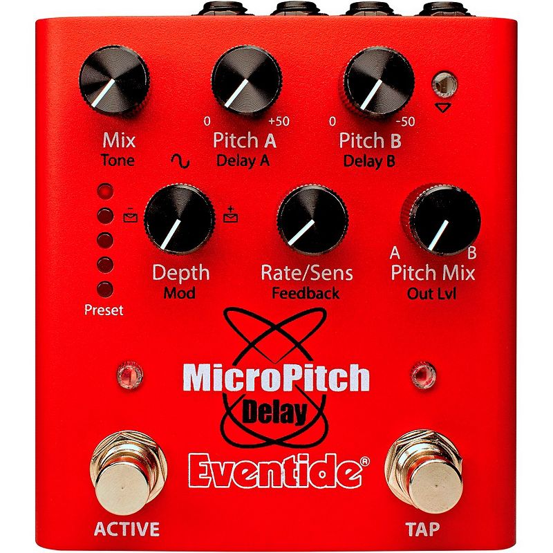 Eventide MicroPitch Delay Effects Pedal Red, 1 of 6