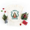 Simply Sage Market Women's All Booked Christmas Tree Short Sleeve Graphic Tee - 3 of 4