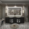 Apmir Super Bright Front & Back LED Lighted Anti-Fog Aluminum Alloy Framed Tempered Glass Bathroom/Vanity Mirror with ETL & 3-Year Warranty - 2 of 4