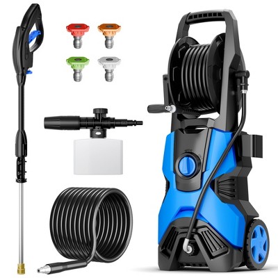 SKONYON 2800 PSI Electric Pressure Washer, 2.4 GPM, 1800W, 5 Nozzles, Foam Cannon, Ergonomic Handle, TSS