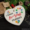 I Teach Au-some Students Ornament, Uplifting Holiday Gift for Autism Advocacy Teachers| OrnamentallyYou - 4 of 4