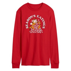 Men's - Garfield - Seasons Eatings Long Sleeve Graphic T-Shirt - 1 of 3