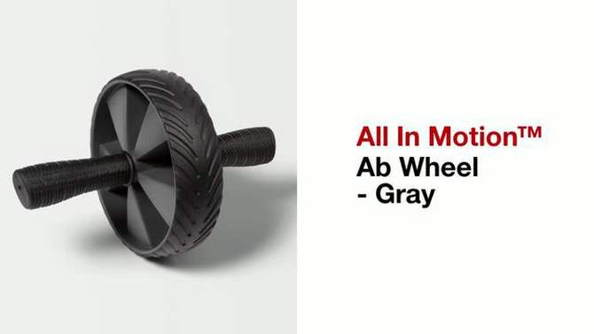 Ab Wheel Gray - All In Motion&#8482;, 2 of 8, play video