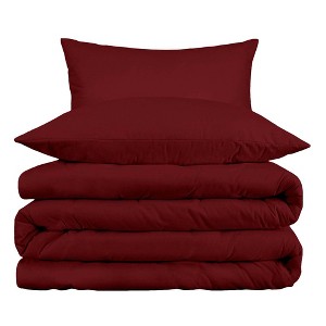 Cotton Blend 800 Thread Count Duvet Cover Set by Blue Nile Mills - 1 of 4