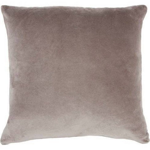 16x16 Solid Velvet Lifestyles Square Throw Pillow Purple - Mina Victory :  Target