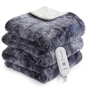 GustoWave Heated Blanket Throw - Thick Cotton Velvet & Soft Tufted Blanket with Controller, Fast Heating & Machine Washable - 1 of 4