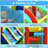 Tangkula  Inflatable Bounce House 7-in-1 Kids Bouncer w/ Dual Slides Jumping Area Football Goal Basketball Hoop Ball Pit w/ Dual Slides & 550W Blower - 3 of 4