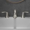 5-Inch Widespread Bathroom Sink Faucet - 2-Handle Low Arc Vanity Faucet | 3-Hole Basin Faucet with Pop-Up Drain & cUPC Water Supply Lines - 3 of 4