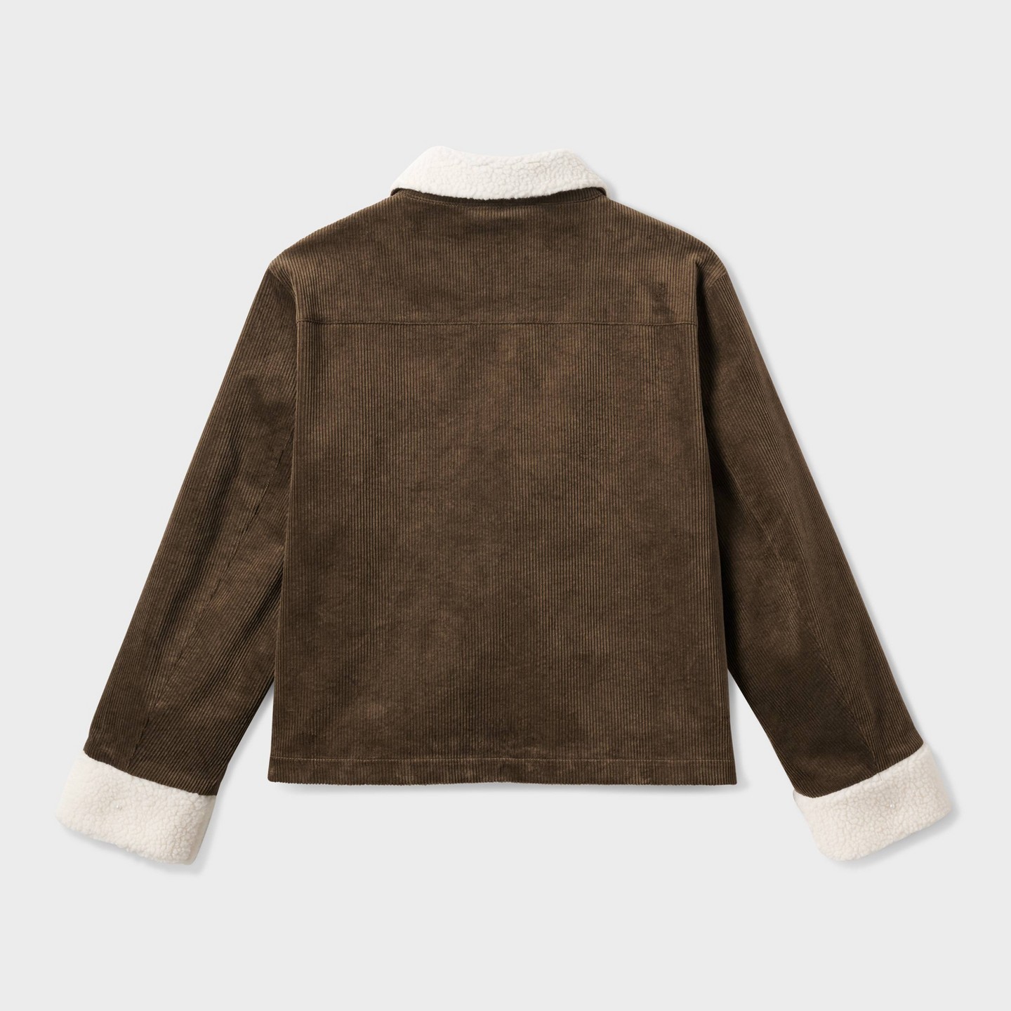 Женская куртка Delia's Corduroy Zip-Up Jacket - Brown, цвет: Коричневый — фото 5