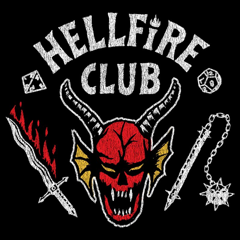 Women's Stranger Things Hellfire Club Costume T-Shirt, 2 of 5