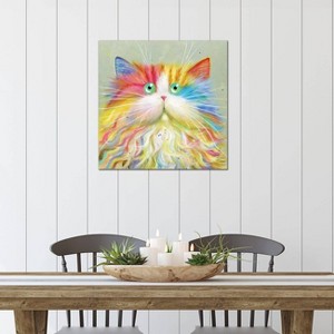 iCanvas Moustachou by Kim Haskins Canvas Print Wall Art - 1 of 3