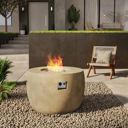 Round Fire Pit Tk Classics Target, Round Stone Fire Pit