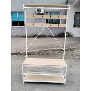 Nasitip Coat Rack Shoe Bench, 72''Hall Tree Shoe Rack with Storage Shelf and Hooks for Entryway - 1 of 1