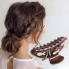 Unique Bargains Women's Elegant Fish Pattern Hair Clips Hairdo Clips 4.06"x1.81"x2.20" 1 Pc - 2 of 3