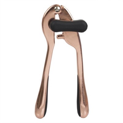 Home Basics  Nova Collection Manual Zinc Can Opener with Over-Sized Knob, Rose Gold