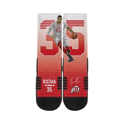 NCAA Utah Utes Kyle Kuzma Adult Premium Socks - M/L