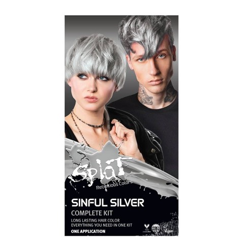 Splat Hair Color Kit Sinful Silver Target