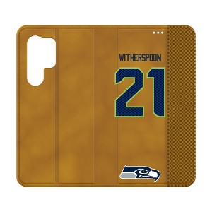 NFL Seattle Seahawks Players Game Tactic Folio Cell Phone Case for Samsung Galaxy - 1 of 4