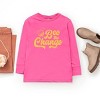 The Juniper Shop SmileyWorld Bee the Change Youth Long Sleeve Tee - 3 of 4