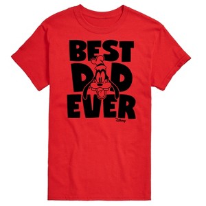 Men's - Disney - Goofy Best Dad Ever Short Sleeve Graphic T-Shirt - 1 of 4