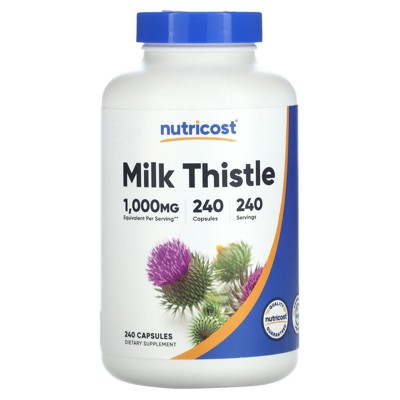 Nutricost Milk Thistle, 1,000 Mg, 240 Capsules : Target