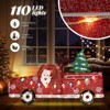 Karl Home 2D Lighted Santa Driving Christmas Yard Decorations - 3 of 4