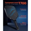VEVOR Pickleball Paddle,T700 Carbon Fiber Surface & Honeycomb Core,Professional Paddle with Power,Control & Spin,Pro Racket for Adults,Men&Women,Blue - 2 of 4