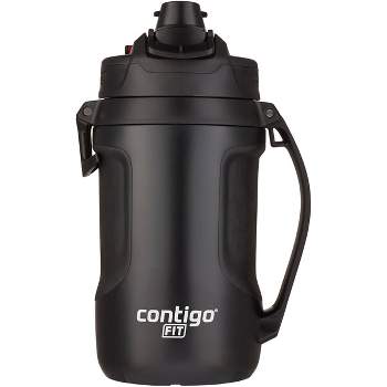 Contigo Fit Autospout Water Jug, Licorice, 64 fl oz., Black