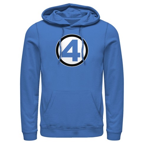 Men\'s Marvel: Fantastic Four : Classic Hoodie Logo Target Pull Over
