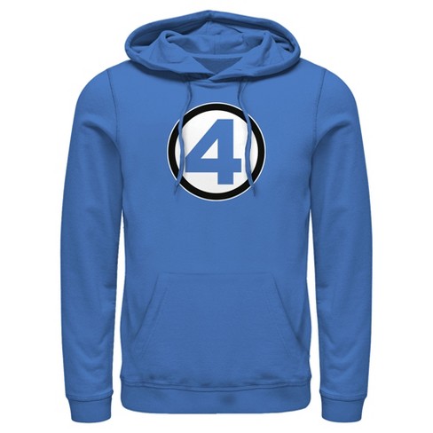 Men\'s Marvel: Over Classic Pull Target Logo Fantastic Hoodie : Four