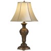 Cal Lighting 100W Cavan Aluminum Casted Table Lamp With Softback Faux Silk Shade - 2 of 3