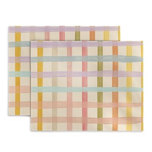 Gigi Rosado Pastel Plaid Placemats - Deny Designs - 1 of 3