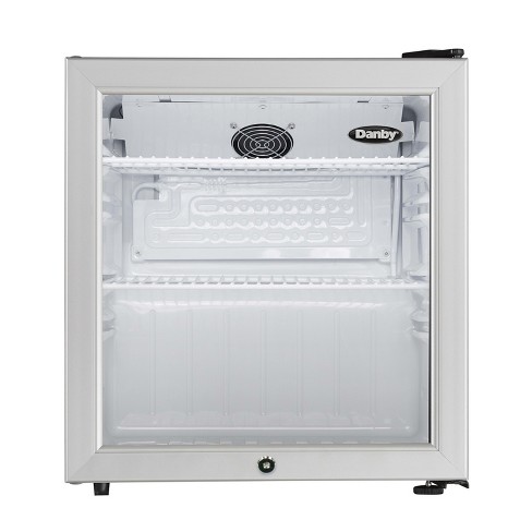 Danby DAG016A2BDB 1.6 cu. ft. Compact Glass Door Fridge in Platinum - image 1 of 4