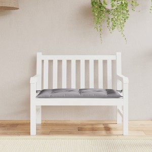 vidaXL Garden Bench Cushion Gray 43.3"x19.7"x2.8" Oxford Fabric - 1 of 4