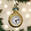 Old World Christmas Glass Blown Ornament for Christmas Tree, Pocket Watch - 2 of 4