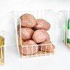 iDESIGN Wire & Paulownia Wood Open Front Kitchen Pantry and Cabinet Organizer Bin: Multicolored, 12"x12"x11", Spot Clean - 4 of 4