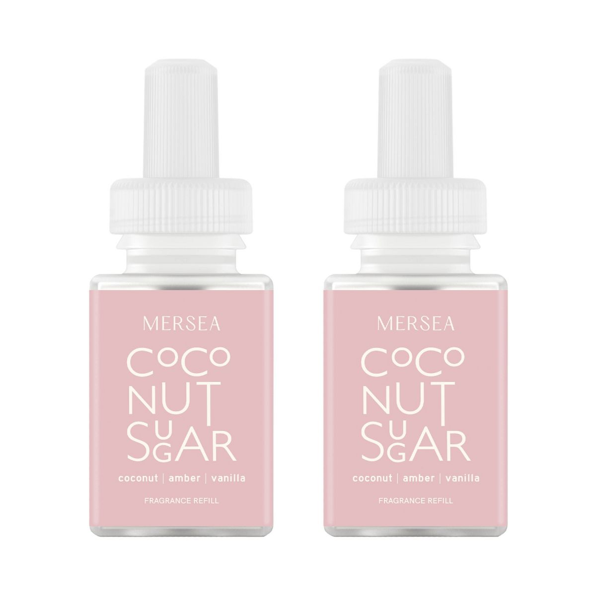 Pura Mersea 2pk Coconut Sugar Smart Vial Fragrance Refills: Ethically Sourced, Amber & Vanilla Scents