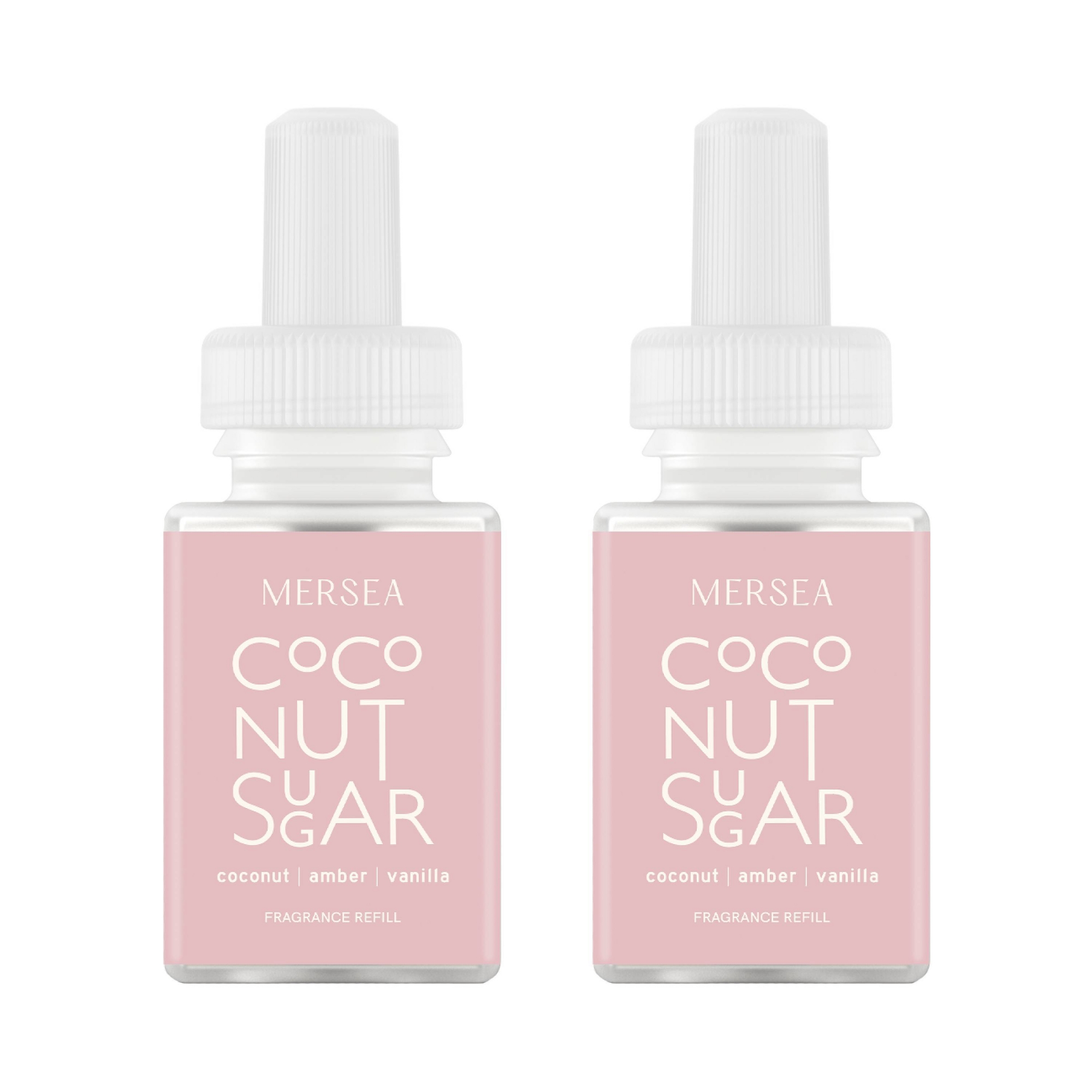 Pura Mersea 2pk Coconut Sugar Smart Vial Fragrance Refills: Ethically Sourced, Amber & Vanilla Scents