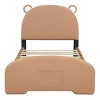 Cartoon Kids Bed with Storage,Sturdy MDF Frame, Easy Assembly,  Headboard and Footboard,for Playroom or Bedroom-Maison Boucle - 4 of 4