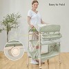 BabyBond Portable Baby Changing Table Height Adjustable Waterproof Diaper Changing Station - 2 of 4